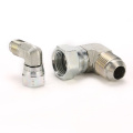 White zinc, yellow zinc fittings high quality JIC swivel hose nipple adapter hydraulic parts